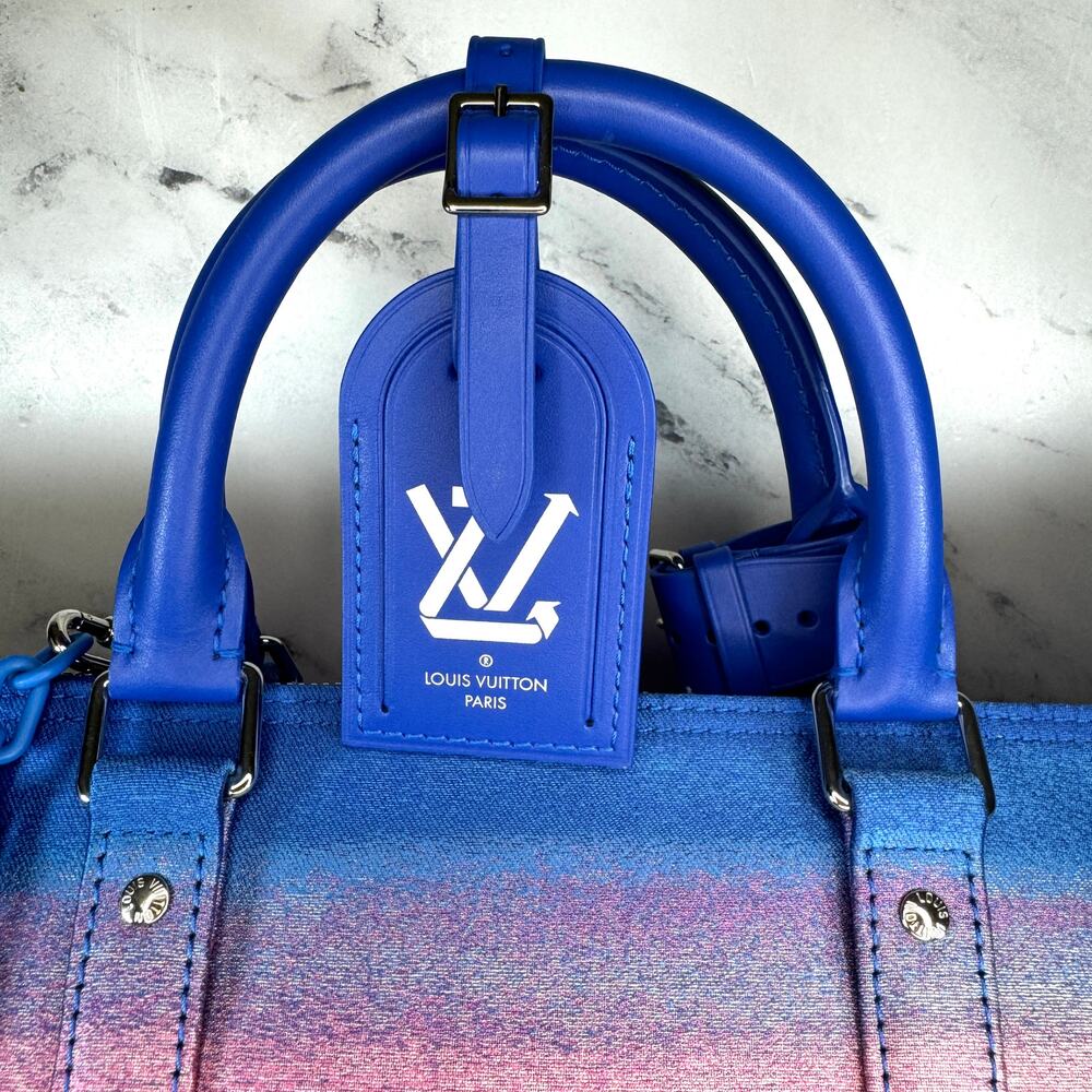 Louis Vuitton Landscape Keepall 50 Bag Bandouliere Virgil Multicolor Jacquard LV - Picture 5 of 16